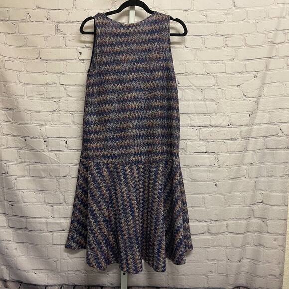 ANTHROPOLOGIE - Maeve Zig Zag Stripe Knit Dress - Picture 4 of 7